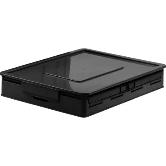 Storex Collapsible Crate, Black image {1}