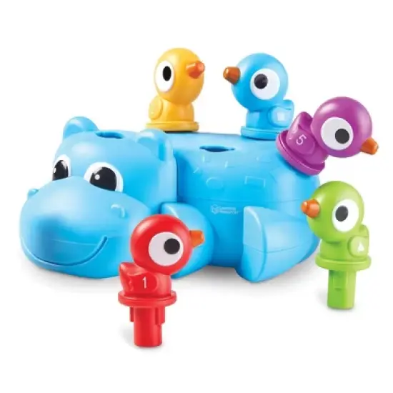 Learning Resources Huey The Fine Motor Hippo: Educational Baby & Toddler Learning Toy for Memory & Motor Skills image {1}