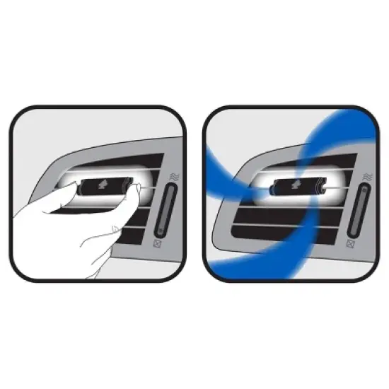 Little Trees 4pk Vent Wrap New Car Scent Air Fresheners: Car Freshener Vent Clip, Disposable, Black, 2 Weeks Duration image {3}