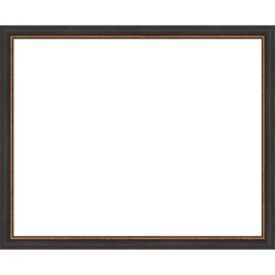 Amanti Art 27"x33" Ashton Black Framed Magnetic Dry Erase Board image {7}