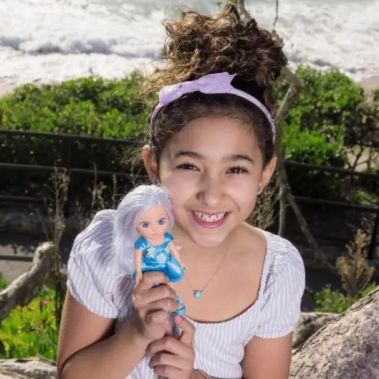 Adora Fairy Garden Friends - 6 inch Interactive Doll with Magical Hair - Bluebell image {2}