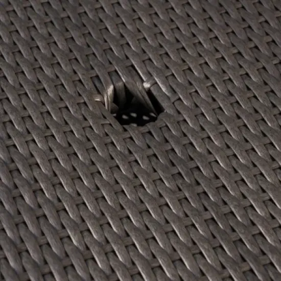 Ceylon 3pc Wicker Patio Bistro Set - Gray - Christopher Knight Home image {3}