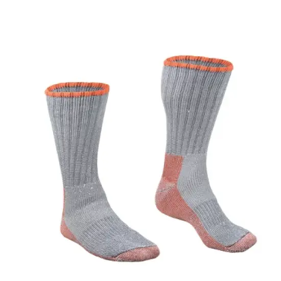 RefrigiWear Warm Merino Wool Moisture Wicking 10-Inch Leather Boot Sock image {3}