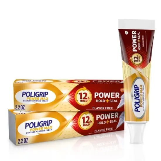 Poligrip Denture Power Hold and Seal - 2.2oz/2pk image {10}
