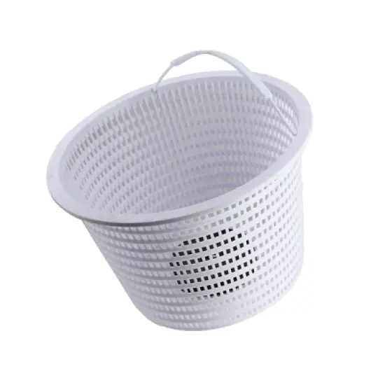 Pool Central Round Heavy Weighted Swimming Pool Skimmer Basket 8-1/8" image {2}