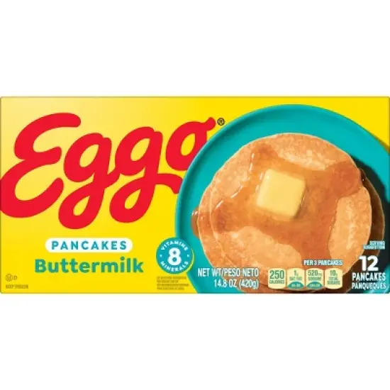 Eggo Frozen Pancakes Buttermilk - 14.8oz/12ct image {7}