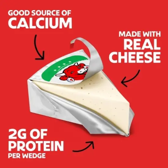 The Laughing Cow Garlic & Herb Spreadable Cheese - 5.4oz/8ct image {3}