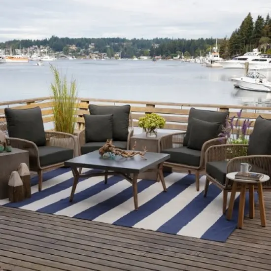 ARDEN Oceantex Outdoor Deep Seating Cushion Set 24 x 24 image {5}