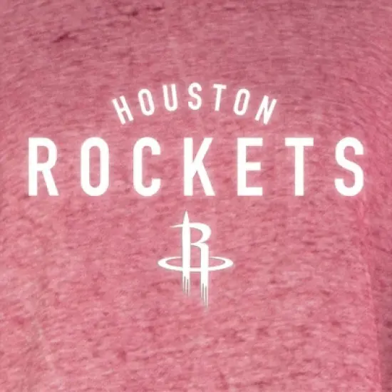 NBA Houston Rockets Women's Burnout Crew Neck Fleece Sweatshirt image {3}