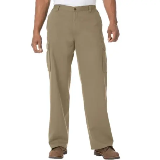 Boulder Creek by KingSize Men's Big & Tall  Renegade Side-Elastic Waist Cargo Pants image {6}