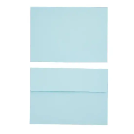 Pipilo Press Square 5x7 Invitation Envelopes for Birthdays, Weddings, Greeting Cards (Light Blue 200 Pack) image {5}
