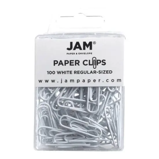 JAM Paper 1" 100pk Colorful Standard Paper Clips - Regular image {14}