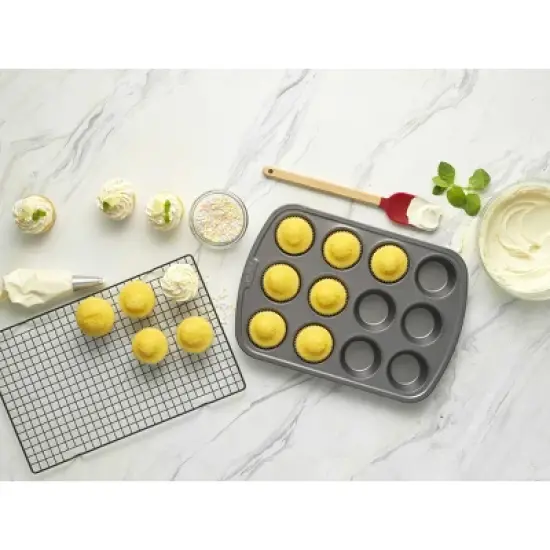 GoodCook Ready Nonstick 12 Cup Muffin Pan image {6}