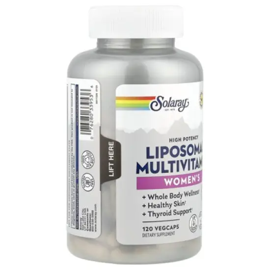 Solaray High Potency Women's Liposomal Multivitamin, 120 VegCaps image {3}