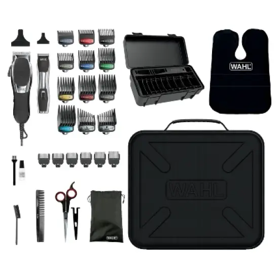 Wahl Clipper High Performance Haircutting Kit with Cordless Beard Trimmer and Premium Guide Combs - 3000099 image {1}