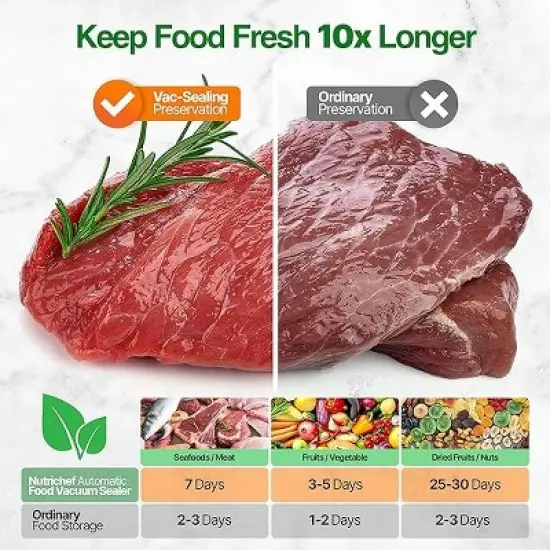 NutriChef Digital Food Vacuum Sealer System image {3}