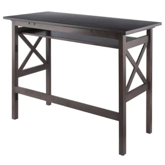 Xander Foldable Desk Oyster Gray - Winsome image {6}