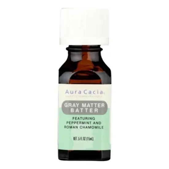 Aura Cacia Gray Matter Batter Essential Solutions Oil - 0.5 fz image {5}