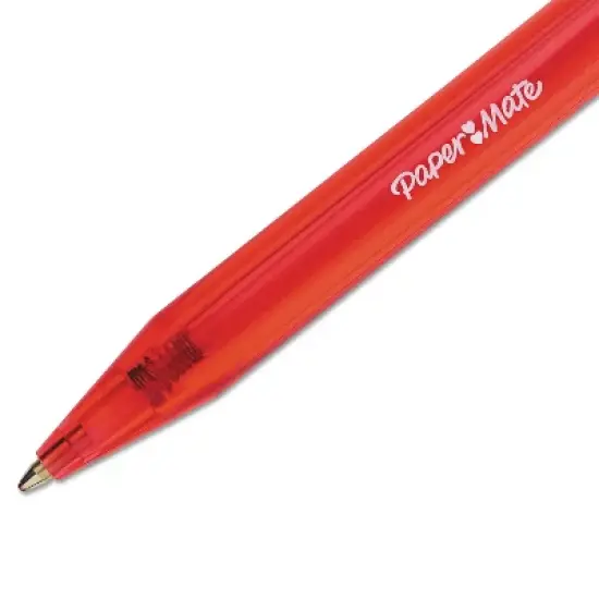 Paper Mate InkJoy 100 RT Retractable Ballpoint Pen 1mm Red Dozen 1951252 image {2}