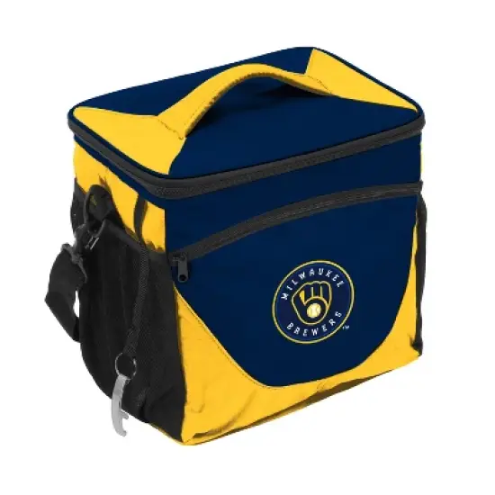 MLB Milwaukee Brewers 24 Can Cooler image {1}