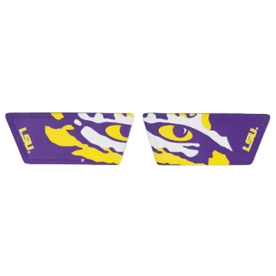NCAA LSU Tigers Slydr Pro White Sandals - Purple M9/W11 image {4}