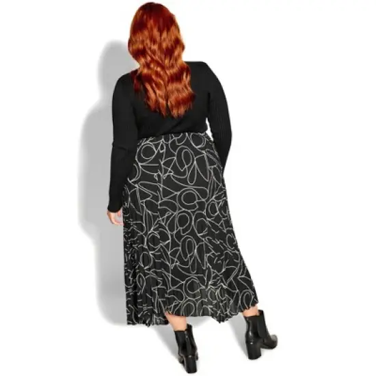 Women's Plus Size  Mia Skirt - black | CITY CHIC image {1}