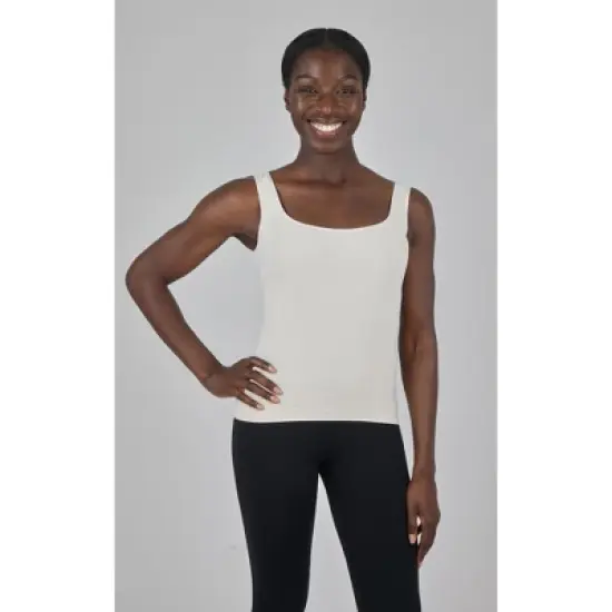 Yogalicious Womens 2 Pack Scoop Neck Devon Fitted Tank Top image {1}