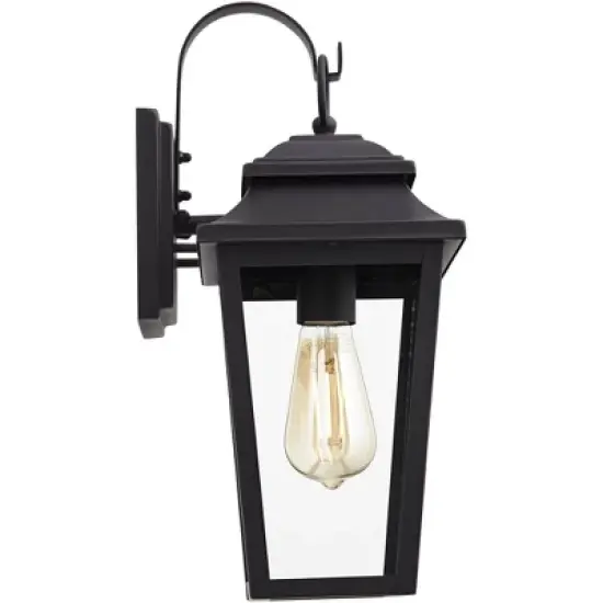 John Timberland Bellis Verde Rustic Outdoor Wall Light Fixture Texturized Black 15 1/4" Clear Glass for Post Exterior Barn Deck House Porch Yard Home image {5}