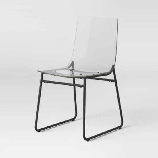 2pk Laurel Acrylic Dining Chairs with Metal Legs - Threshold&trade; image {2}