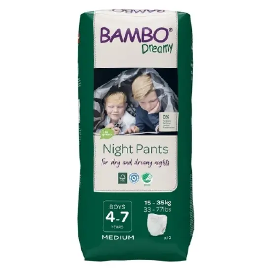 Bambo Dreamy Potty Training Night Pants for Boys Ages 4-7 image {2}