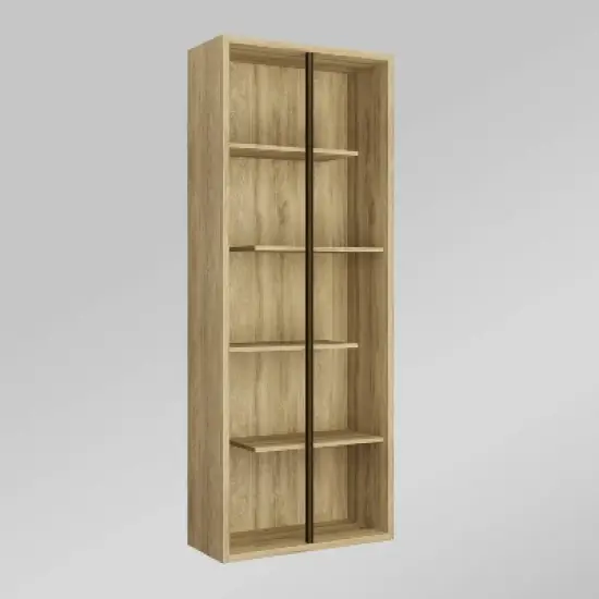 Standard 5 Tier Wooden Bookcase - Techni Mobili image {8}