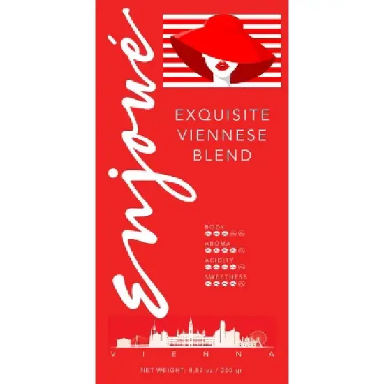Enjou&eacute; Exquisite Viennese Blend Ground Coffee 8.8oz/250g image {2}