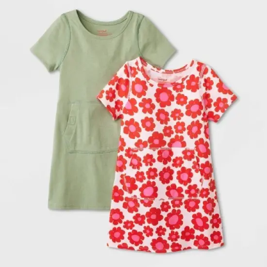 Toddler Girls' 2pk Adaptive Short Sleeve Dress - Cat & Jack&trade; image {4}