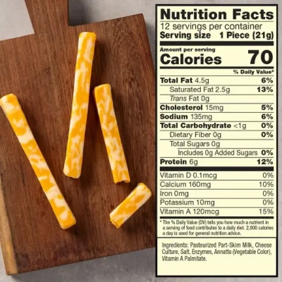 Sargento Reduced Fat Natural Colby-Jack Cheese Sticks - 9oz/12ct image {3}