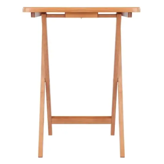 5pc Set Sophia Snack Tables Teak - Winsome image {11}