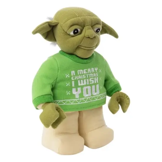 Manhattan Toy Company LEGO&reg; Star Wars&trade;Yoda&trade; Holiday Plush Character image {1}