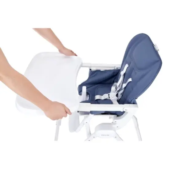 Joovy Nook NB High Chair Compact Fold Reclinable Seat - Slate image {9}