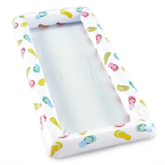 The Lakeside Collection Inflatable Blow Up Ice Holder Rectangular Buffet and Salad Bar - Flip Flops image {2}