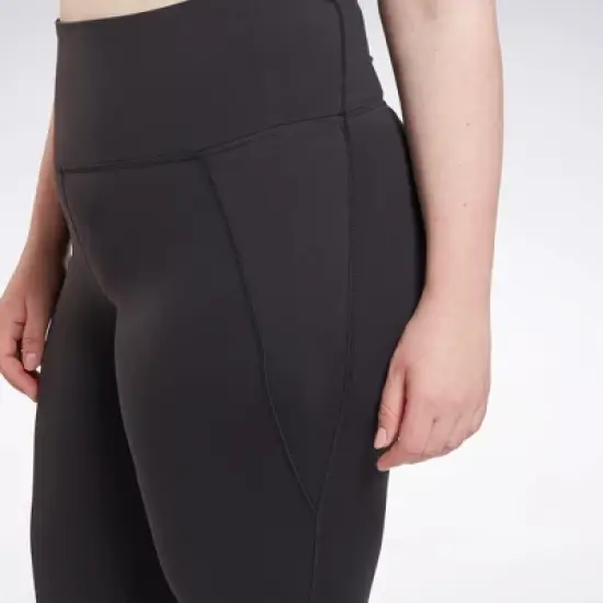 Reebok Lux High-Waisted Tights (Plus Size) Womens Athletic Leggings image {8}