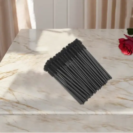 Unique Bargains Ball-shaped Eyelash Brush 50 Pcs image {3}