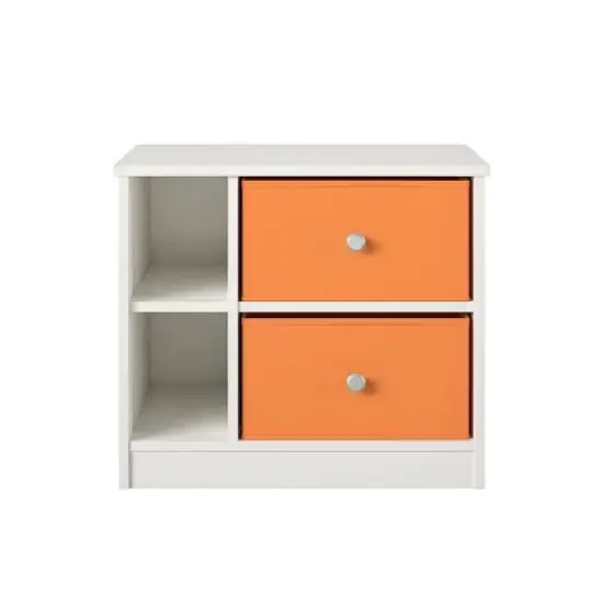 Elannie Avenue Nightstand with 2 Fabric Bins - Room & Joy image {8}