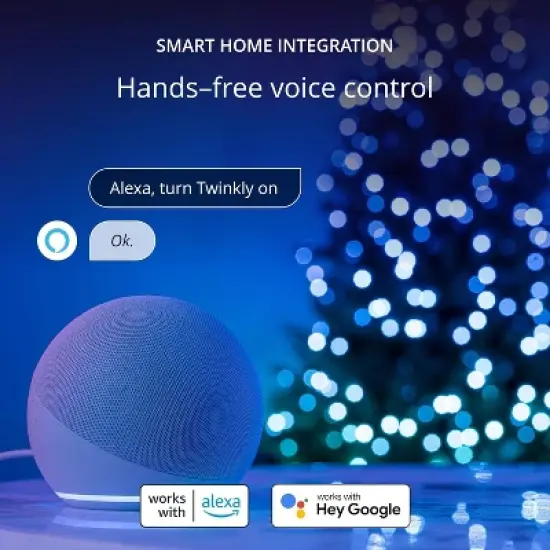 Twinkly Strings USB-C  100 Pearl-shaped RGB LEDs Green Wire USB-C image {6}