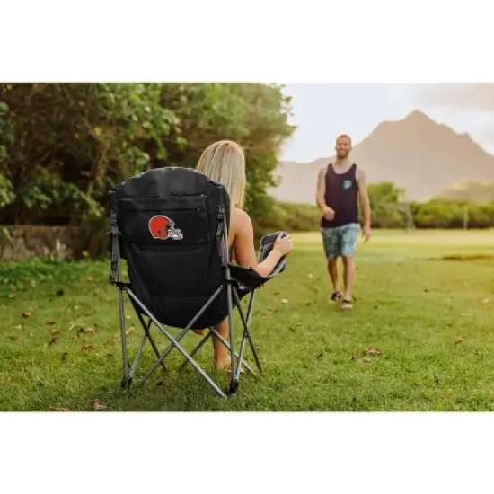 NFL Cleveland Browns Reclining Camp Chair with Head Support image {3}