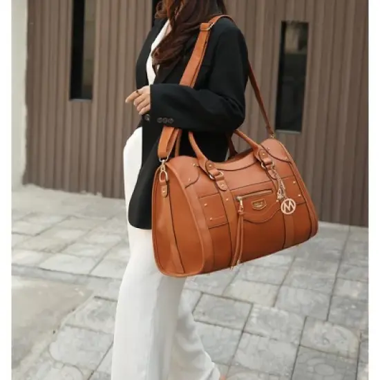 MKF Collection Patricia Vegan Leather Women&rsquo;s Duffle Bag by Mia K image {3}