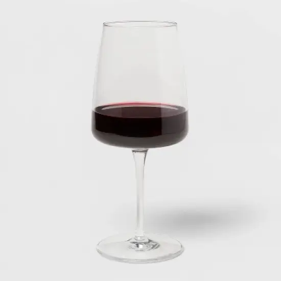 4pk Simsbury Red Wine Glasses - Threshold&trade;: Traditional Clear Glass, Dishwasher-Safe, BPA & Lead-Free, Set of 4 image {2}