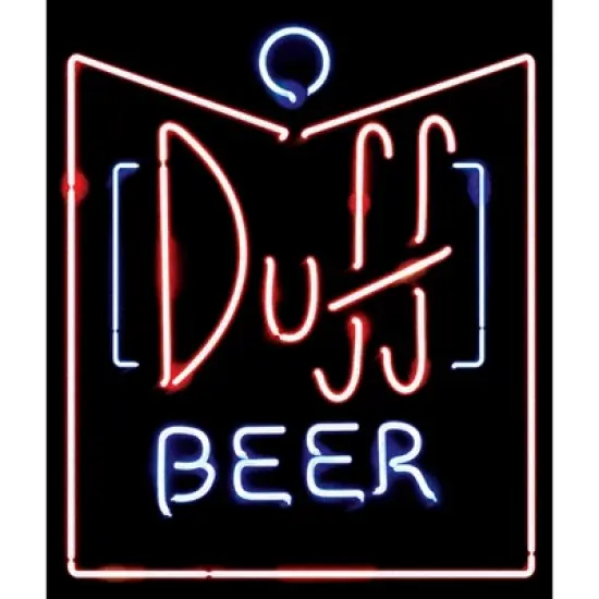 Men's The Simpsons Duff Beer Neon Sign Sweatshirt image {1}