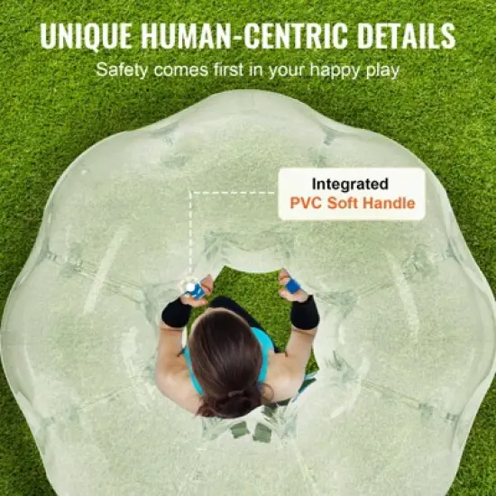 VEVOR Inflatable Bumper Ball 1-Pack, 5FT/1.5M Body Sumo Zorb Balls for Teen & Adult, 0.8mm Thick PVC Human Hamster Bubble Balls image {4}