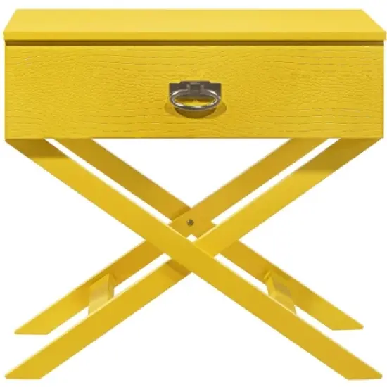 Passion Furniture Xavier 1-Drawer Nightstand (25 in. H x 16 in. W x 27 in. D) image {11}