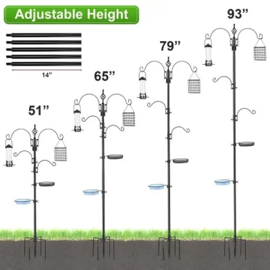 Sorbus Bird Feeding & Bath Station - Attract Feathered Friends with Style image {2}