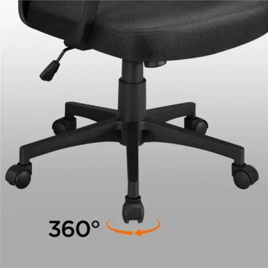 Yaheetech Office Desk Chair Computer Task Chair with Lumbar Support and Armrest image {8}